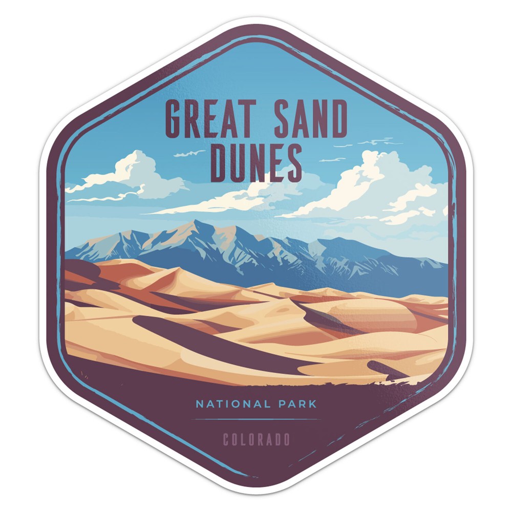 Great Sand Dunes National Park Car Bumper Sticker Vinyl Decal