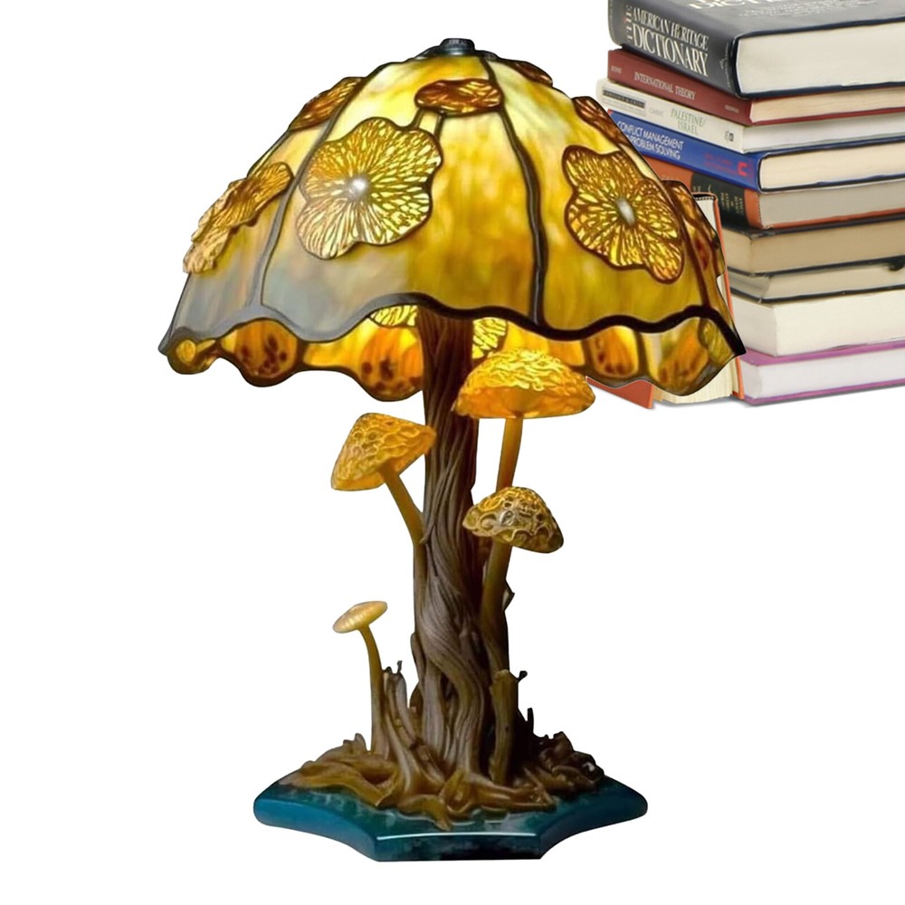 Mushroom Shape Colorful Table Lamp USB Bedside Lamp Desk Lamp