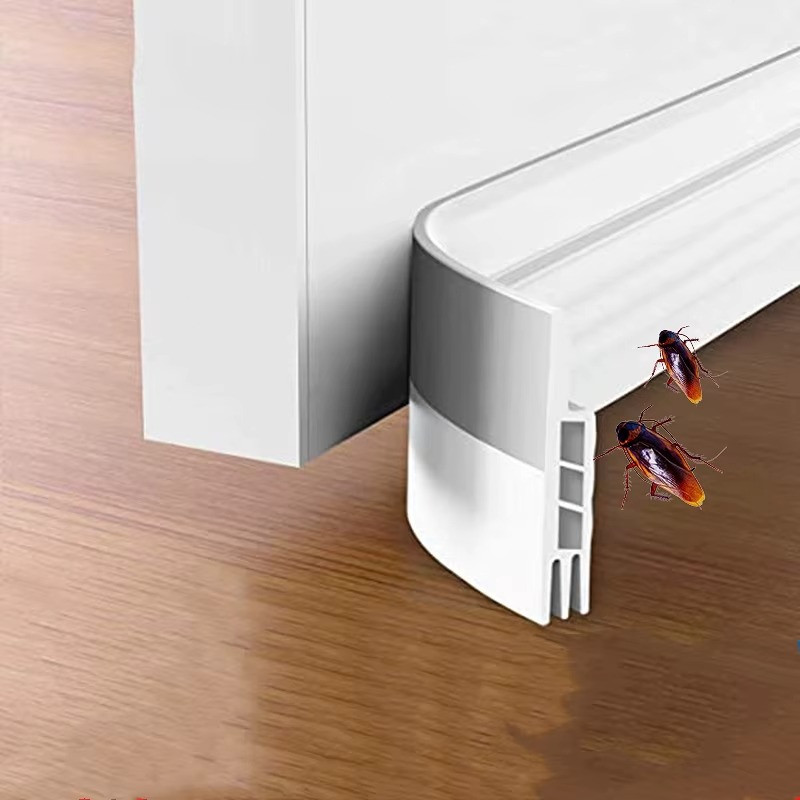Self-Adhesive Door Draft 1M Door Bottom Weather Strip Door Sweep Insect Blocker