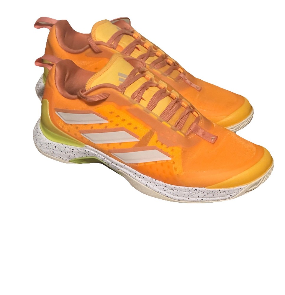 Adidas Ava Court Clay - Sz 9.0 Women's Tennis Orange White IE2430.