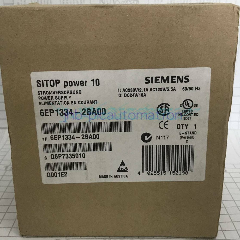 ONE New Siemens 6EP1 334-2BA00 power supply 6EP1334-2BA00