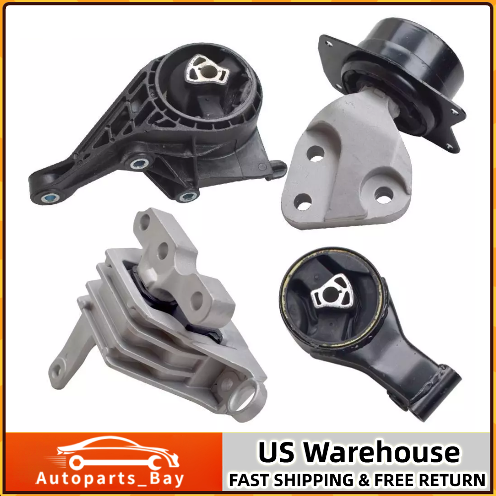 Set of 4 Engine Motor & Auto Trans. Mounts for Chevrolet Malibu 2013-2015 2.5L