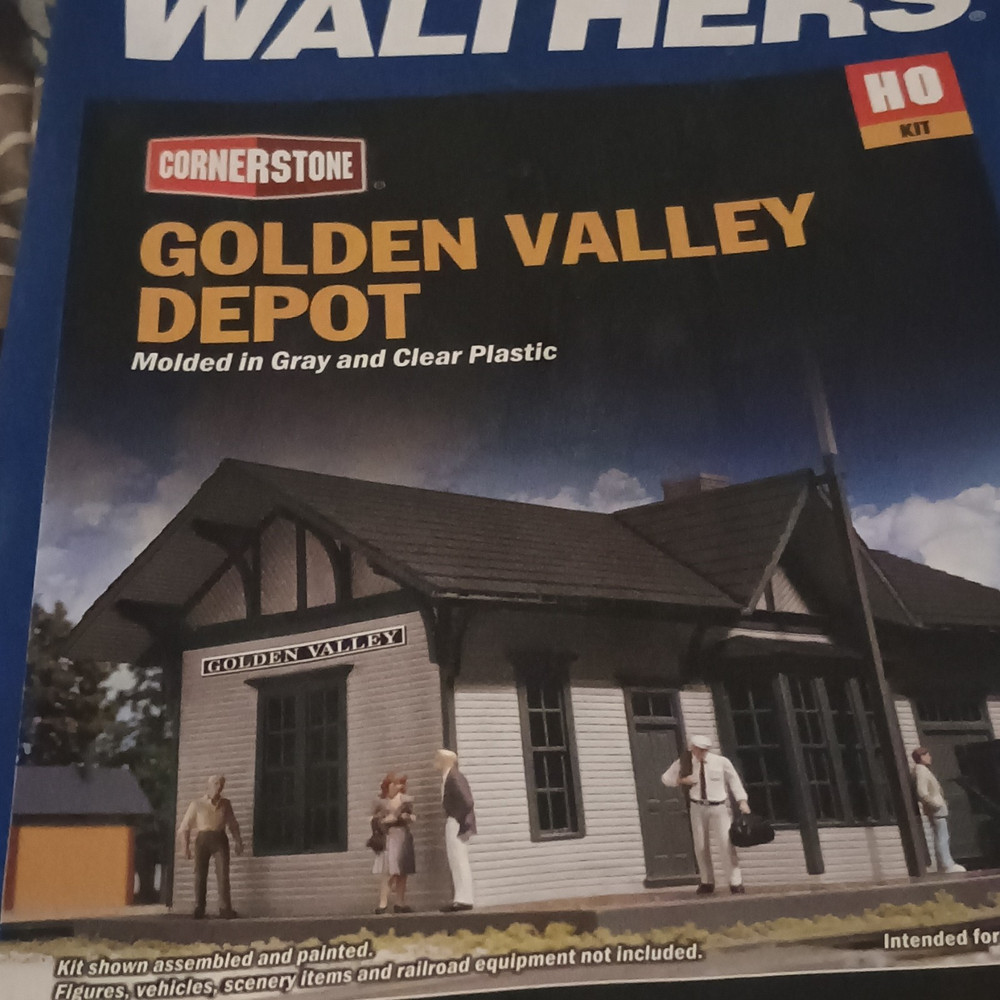 Walthers Cornerstone Golden Valley Depot HO Kit Not Painted 933-3532