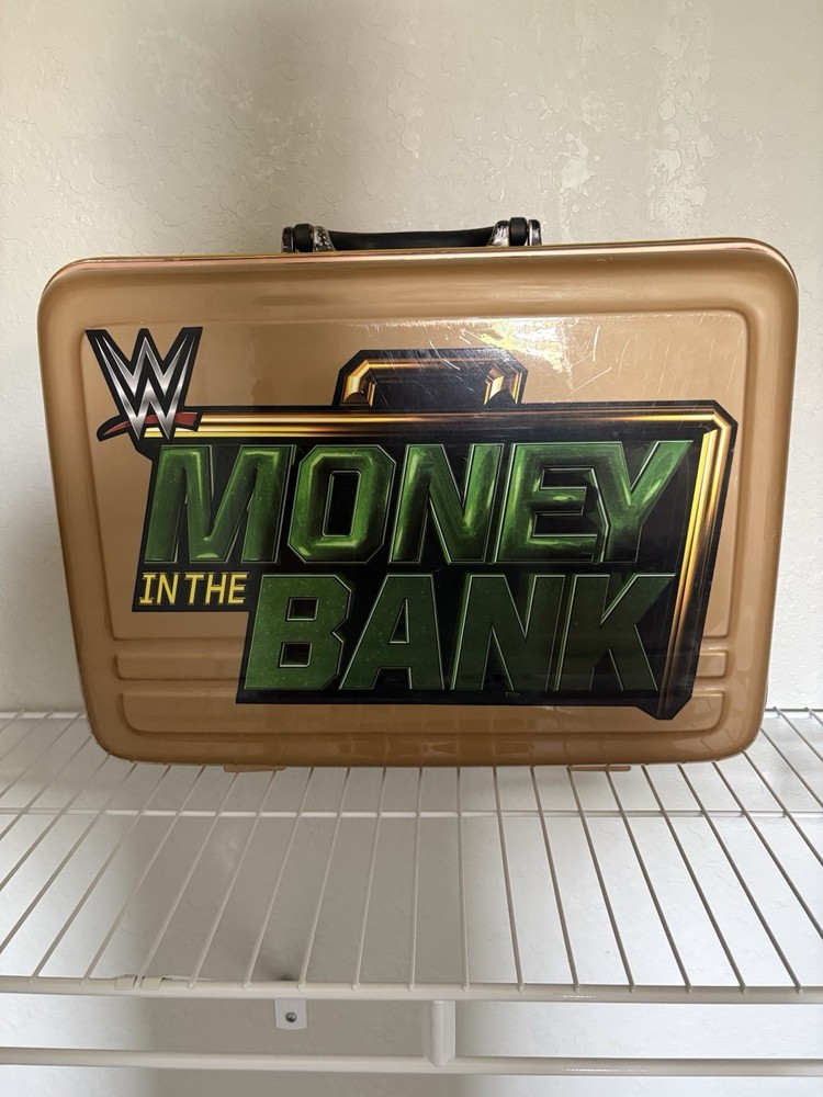 WWE Money in the Bank Gold Briefcase Replica Full Size Collectible