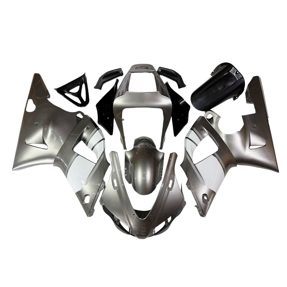 Silver White ABS Bodywork For Yamaha 1998 1999 YZF1000 R1 98 99 Fairings Frame