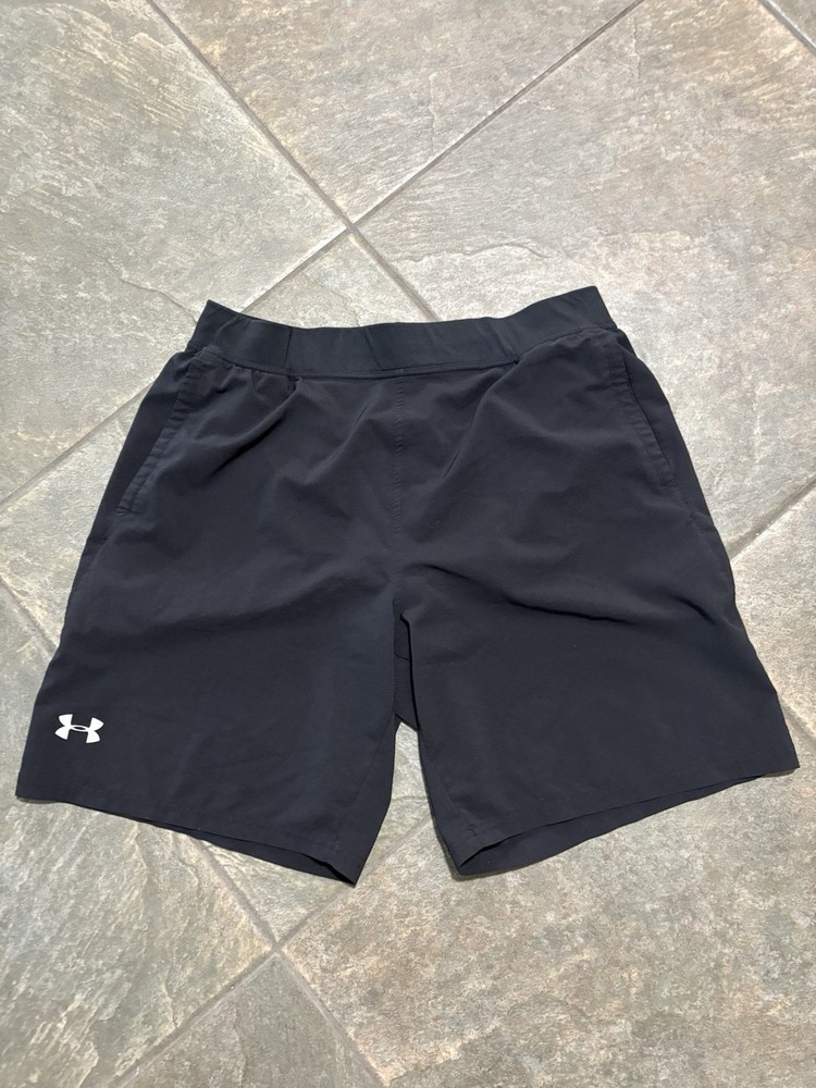 Under Armour HeatGear Men’s Black Lined Athletic Shorts XL