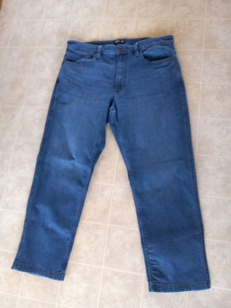 Kirkland Signature Men's Jeans Relaxed Wide Fit Jean Pants Blue 36x30
