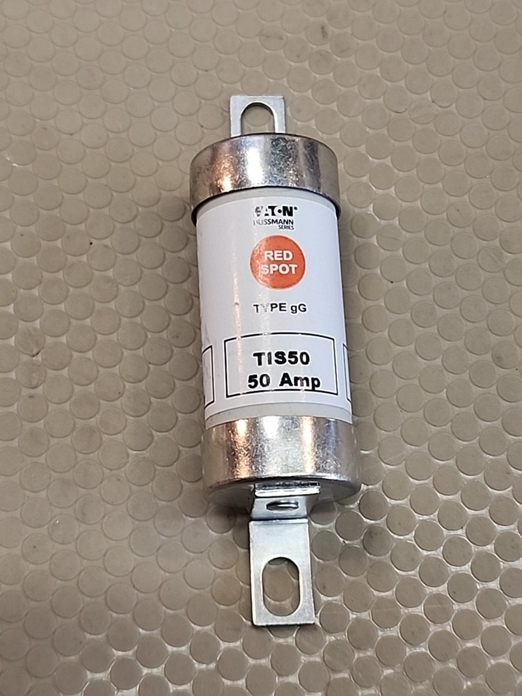 Eaton Bussmann Red Spot TIS50 Fuse 50A Type gG 660V 460V Industrial Electrical