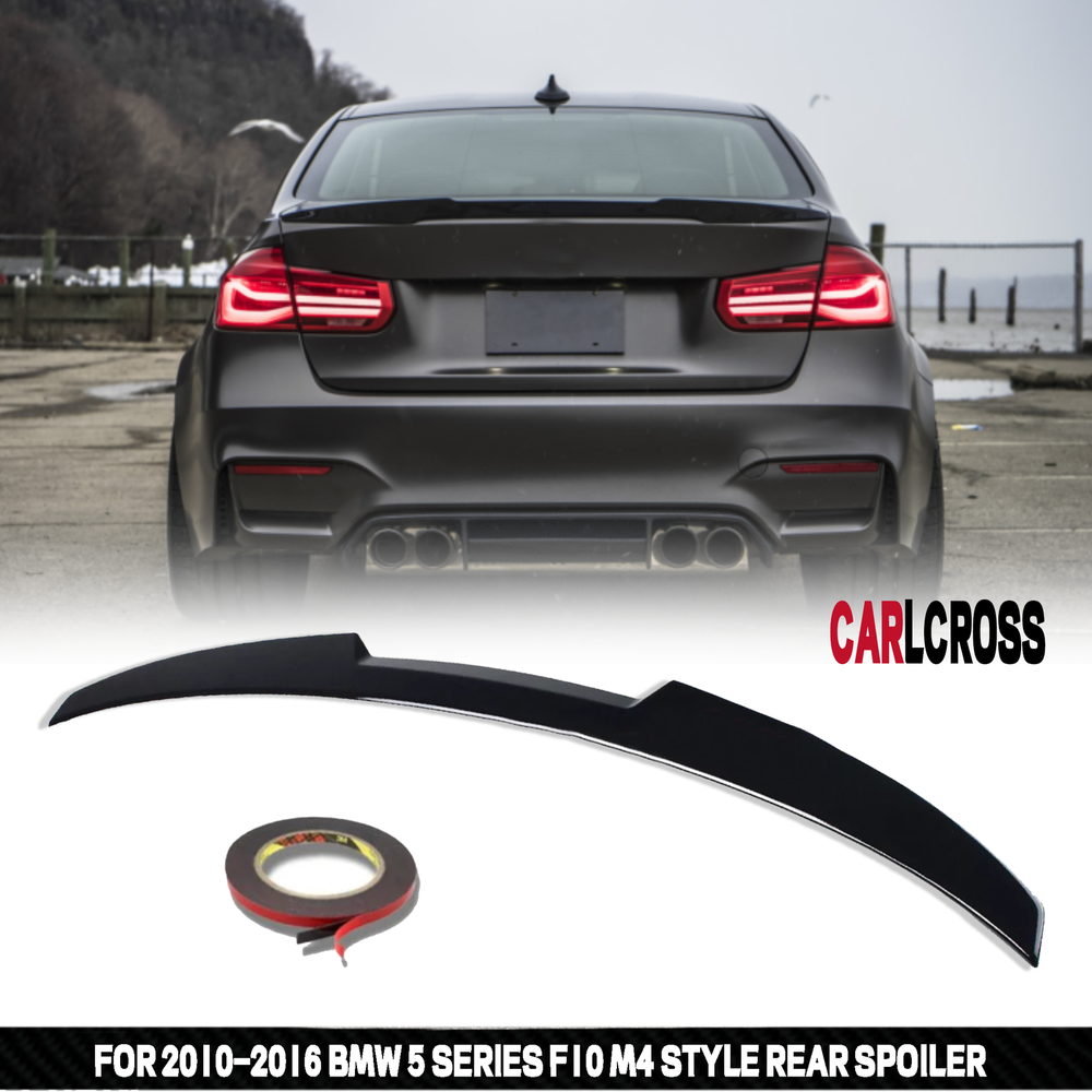 10-16 BMW 5 Series F10 M4 Style Painted Trunk Spoiler Wing