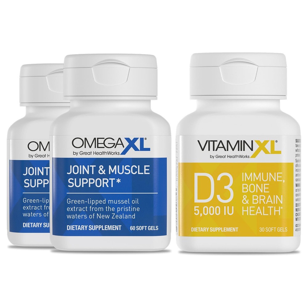 Joint Support Supplement - Natural Muscle/Immune Support, 60 Softgels (2 Pack...