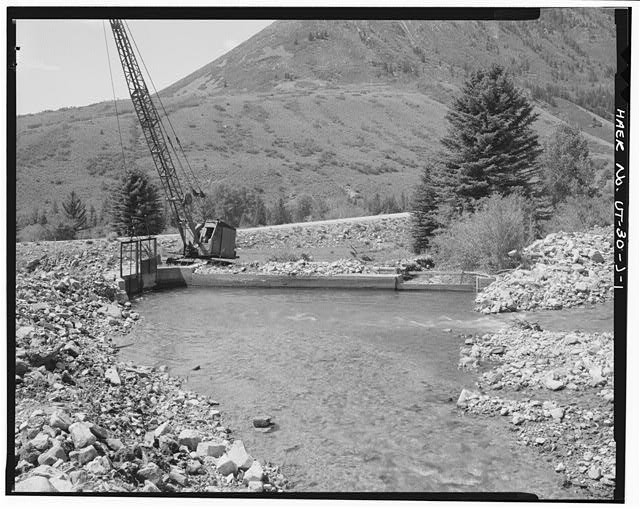 Irrigation Canals Uinta Basin, Rhodes Canal, Duchesne, Duchesne County, UT