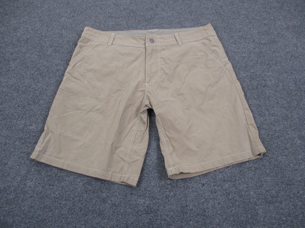 Kuhl Shorts Mens 38 Beige Utility Hiking Workwear Outdoor Climbing Casual