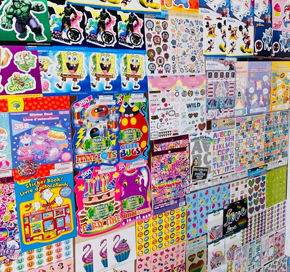 Lot of 389+ New Planner Stickers for Crafting Scrapbooking in Various Seasonal Themes