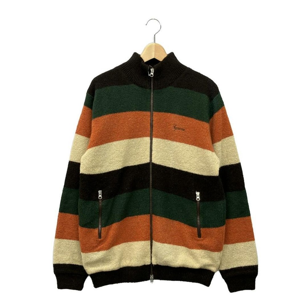 Supreme Zip Up Knit Jacket Mens L 624c5c29cd3ea79257b553c1fc662aec