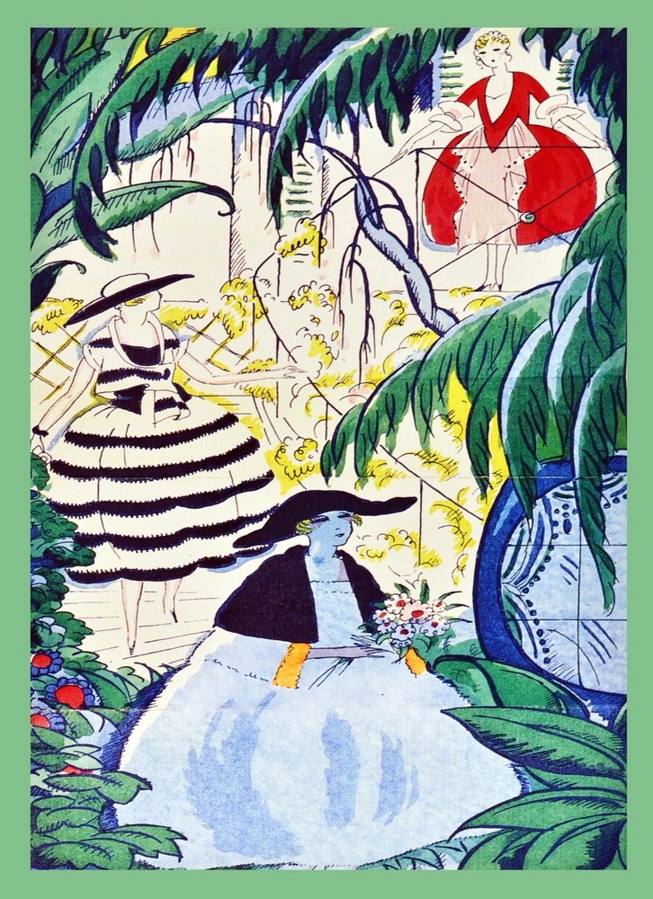 Poster print.Interior design Art.Retro fashion fashion show.6346