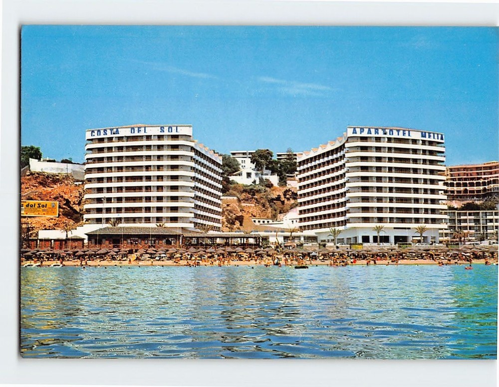 Postcard Meliá Costa del Sol hotel in Bajondillo Beach Torremolinos Spain
