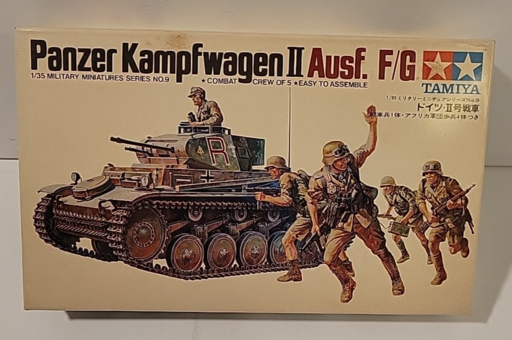 Tamiya Panzer Kampfwagen II 1/35 Scale Plastic Model Kit