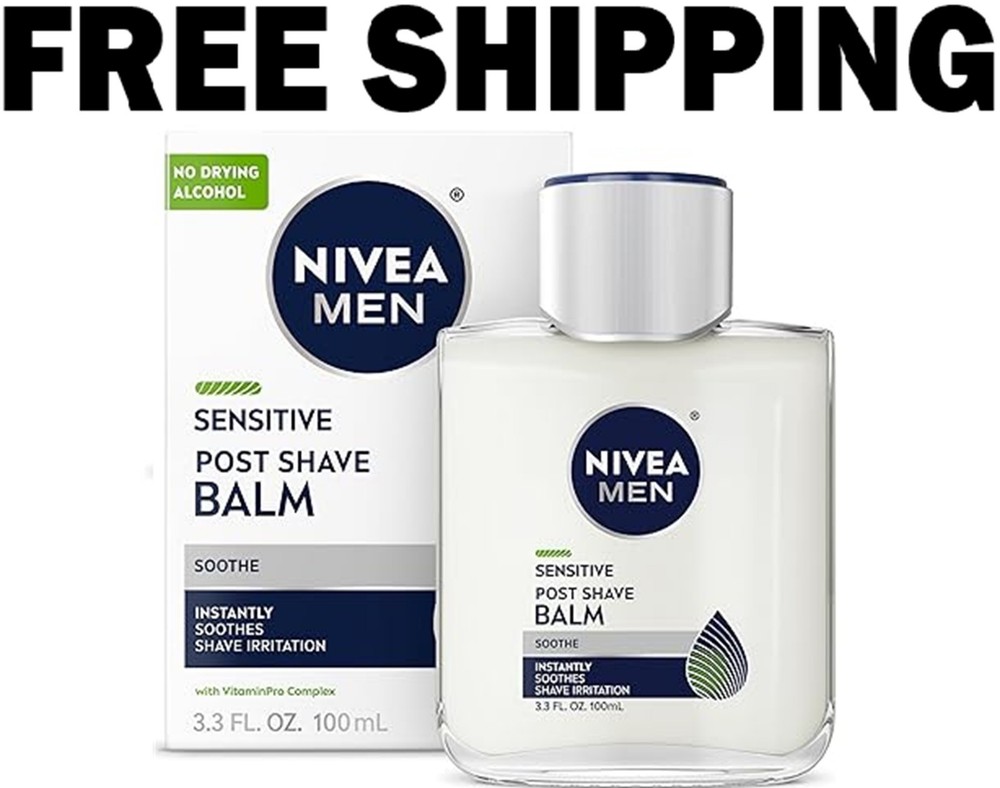 Nivea Men Sensitive After  Shave Balm 3.3 fl oz  100 ml
