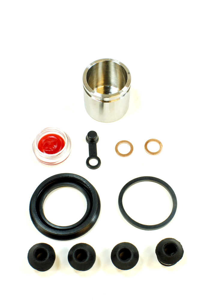 Brake Caliper Seal+Stainless Steel Piston Kit for 1981 Honda CB750C CUSTOM Front