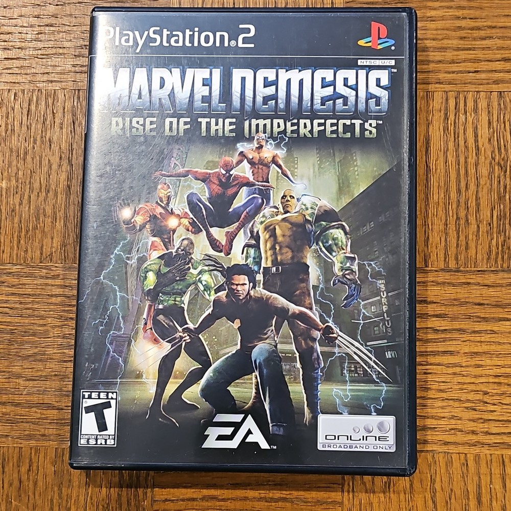 Marvel Nemesis: Rise of the Imperfects PlayStation 2 EA Manual NTSC-U/C 2005