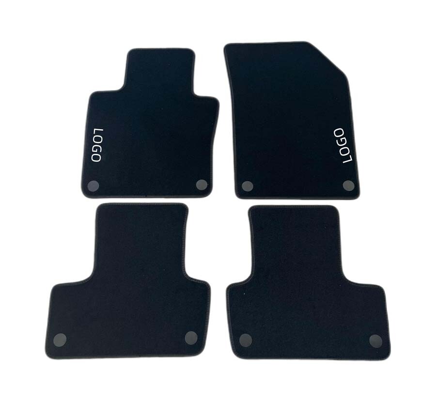 Fit Volvo XC60/XC60 Hybrid/S90 Original Velour Car Floor Mats Waterproof Rugs