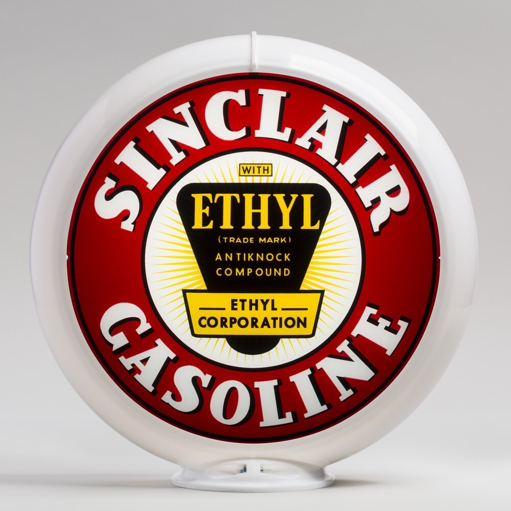 Sinclair Ethyl Gas Pump Globe 13.5