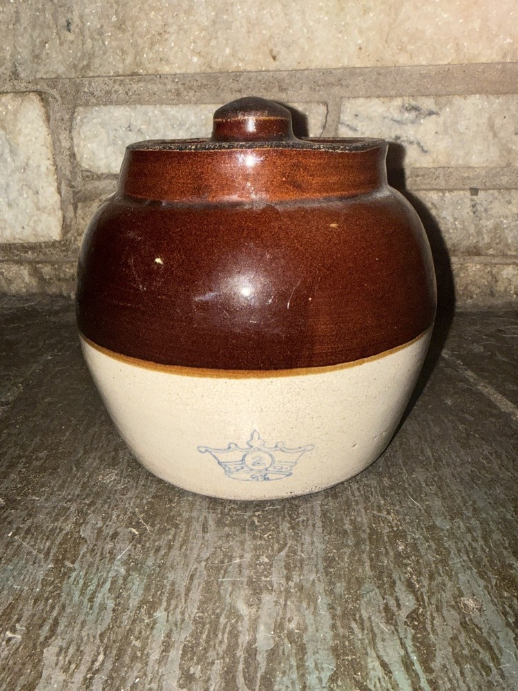 Vintage Ransbottom Bean Pot Crock 6
