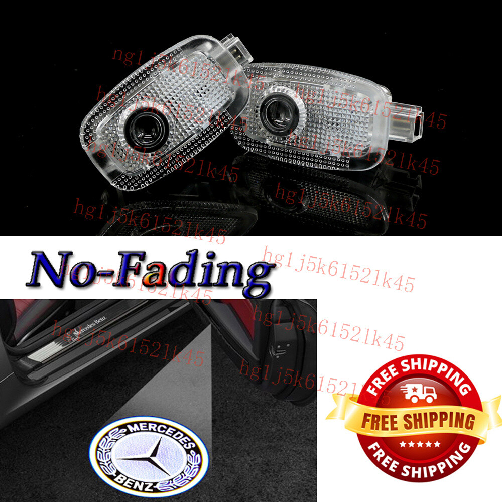 For S-Class 2006-2013 W221 Sedan 4-Door Car Door LED Light Projector Lamp
