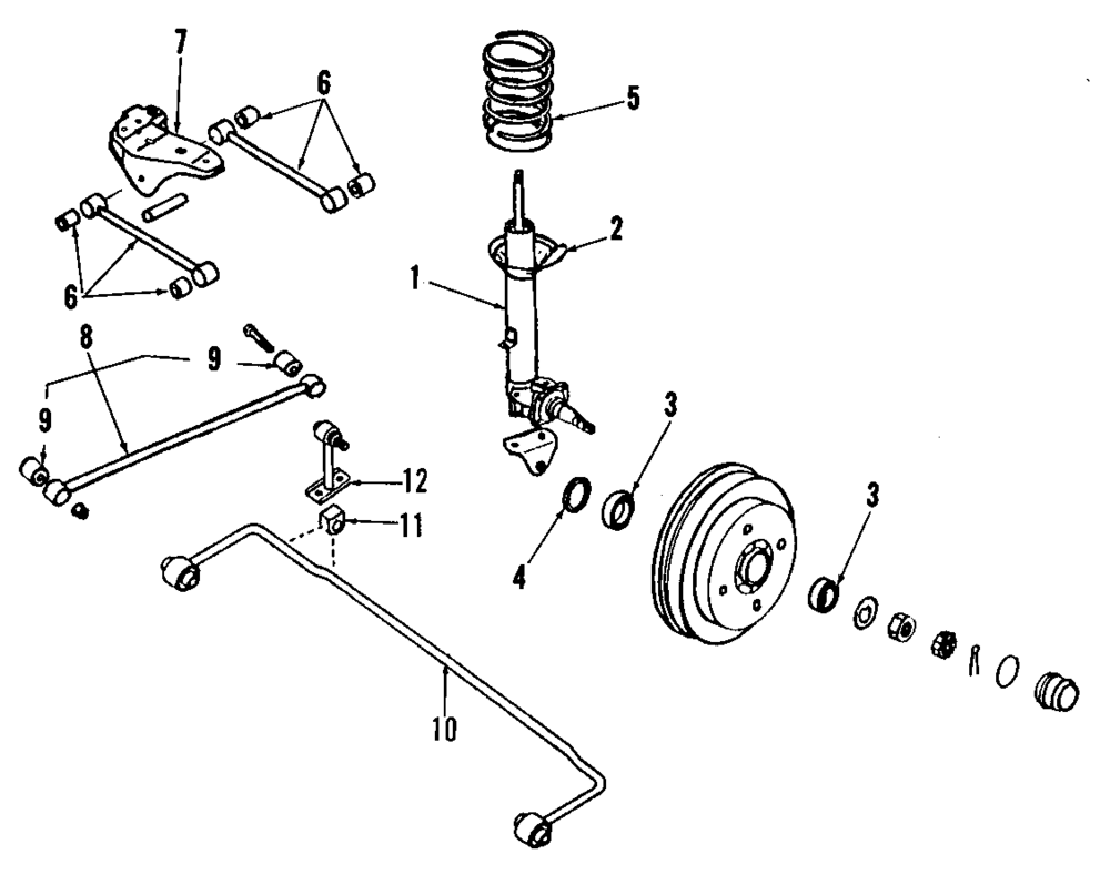 Genuine Nissan Wheel Bearing (Front Rear) 40215-A0100