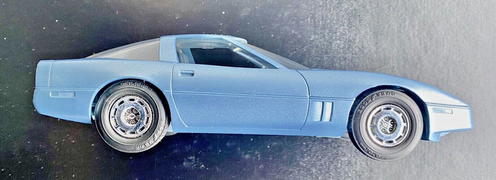 1985 AMT ERTL Chevrolet Corvette BLUE Dealer Promo Model 1:25 Scale