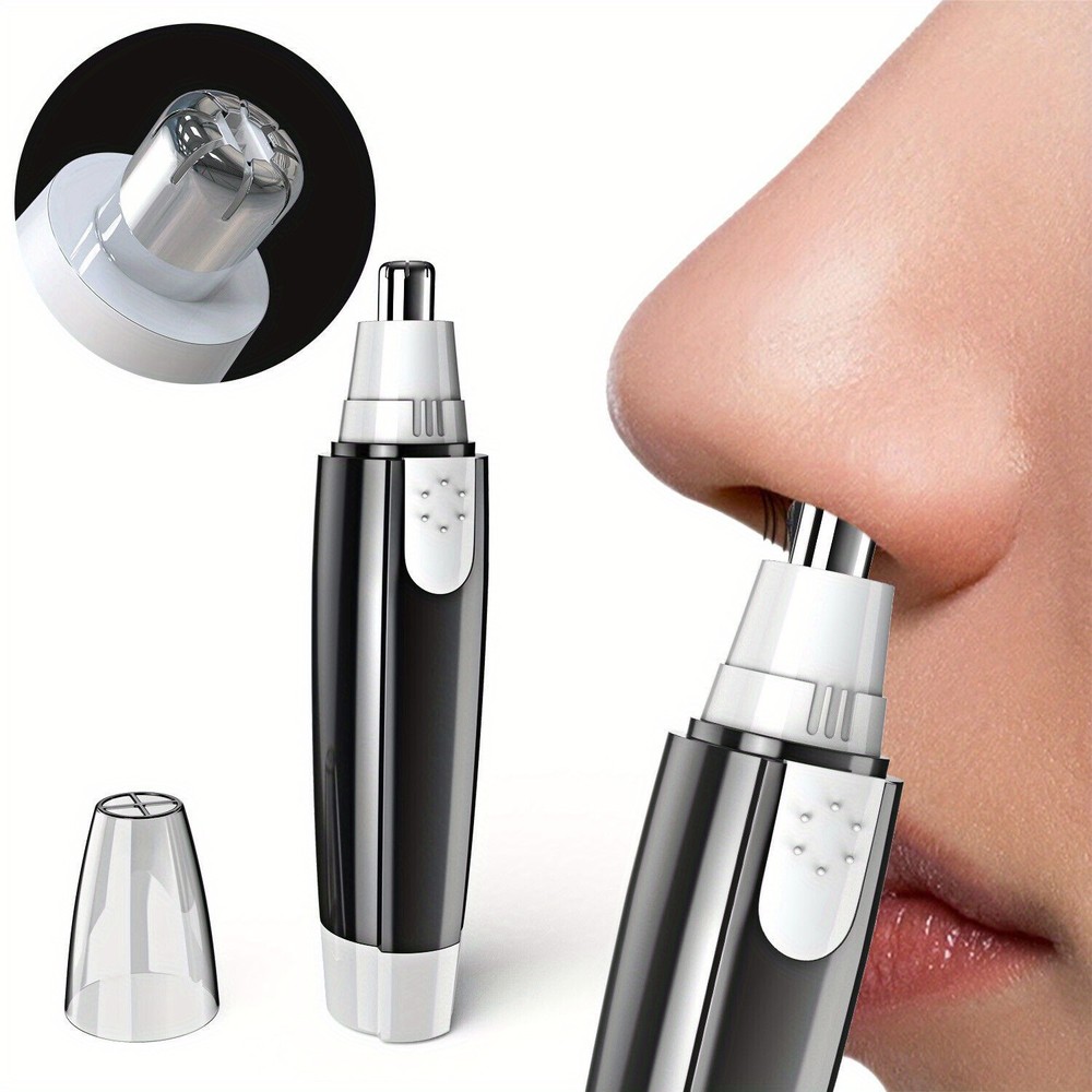 2PCS Portable Ear and Nose Hair Shaving Tool for Men USB Electric Nose Hair Trim