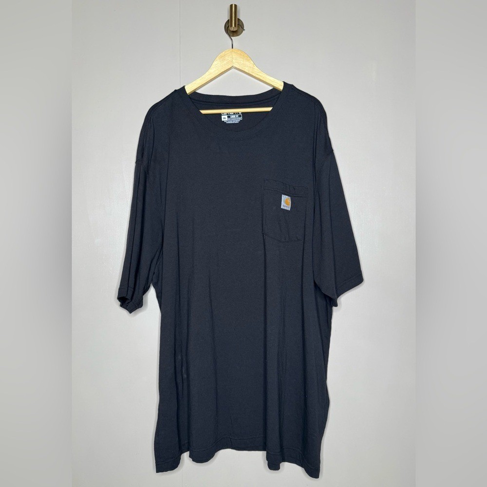 Carhartt K87 Black Pocket T-Shirt Loose Fit Men's 3XL
