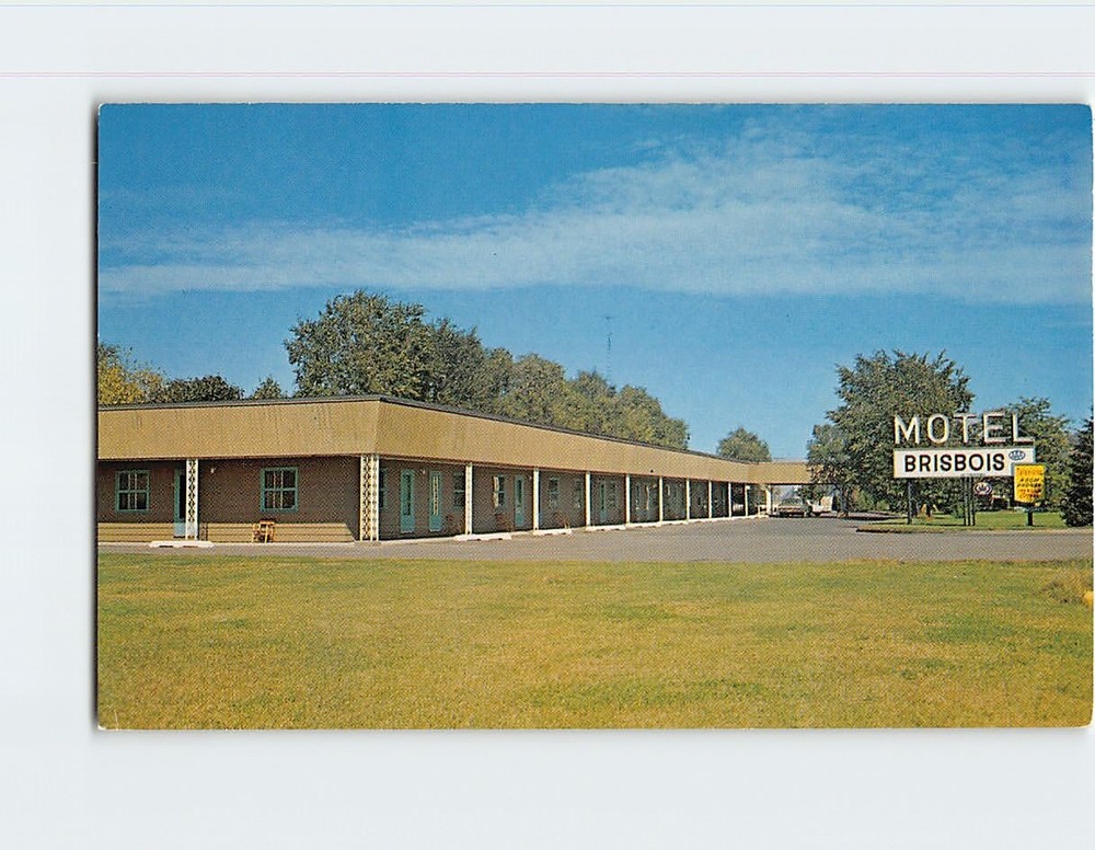 Postcard Motel Brisbois Prairie du Chien Wisconsin USA