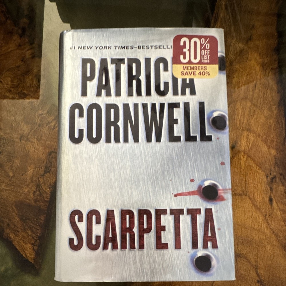 Patricia Cornwell Scarpetta Hardcover Fiction Novel English Adult w/ Dust Jacket