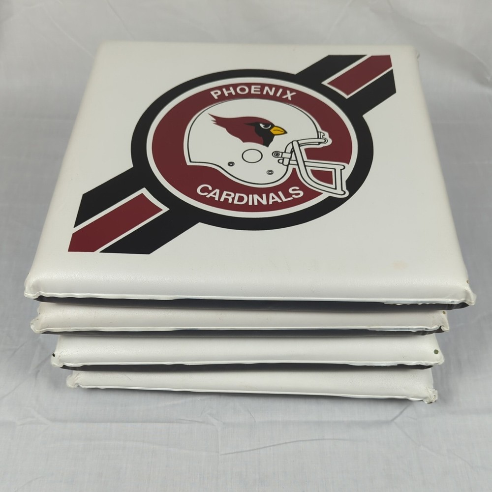 Vintage Phoenix Cardinals NFL Stadium Seat Cushion Lot of 4 Arizona Football Pads