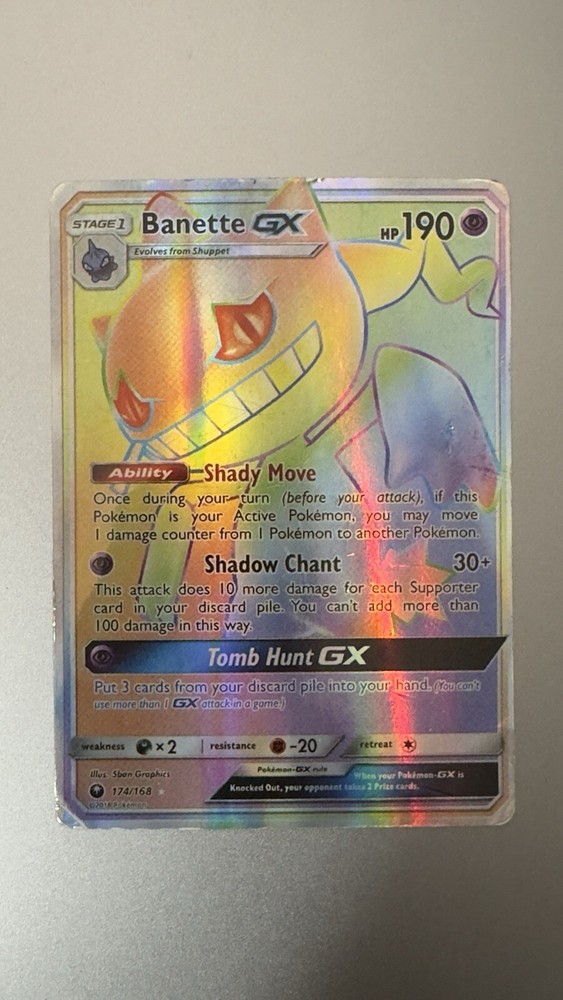 Banette GX (Secret) 174/168 Sm-Celestial Storm Holo