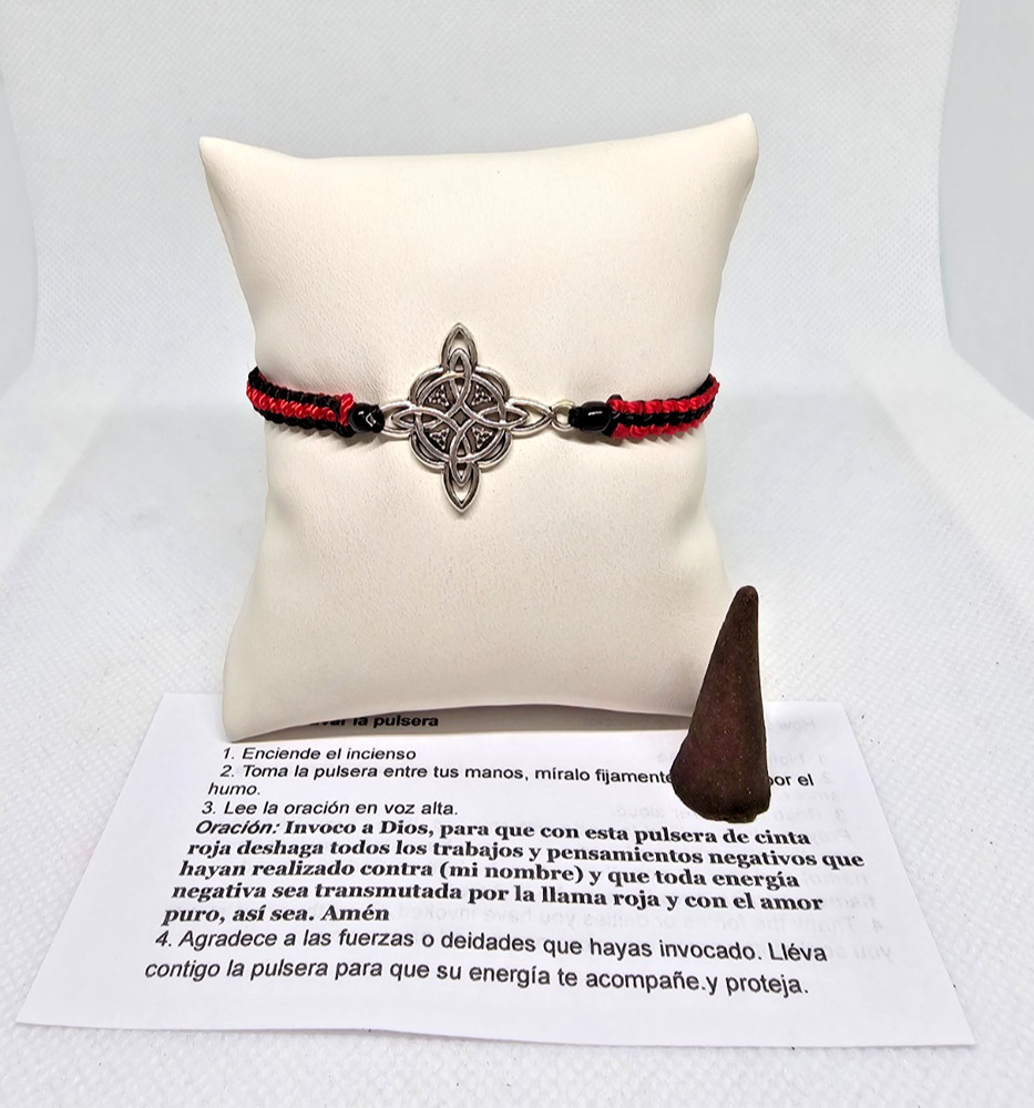 Pulsera Nudo De Bruja  Ajustable / Witch Bracelet Proteccion Suerte Prosperidad