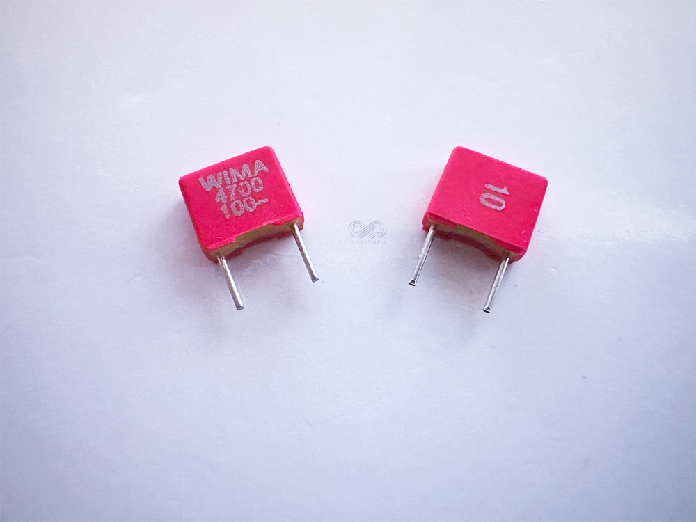 10PCS FKS2 4700pF WIMA 4.7nF 10% 100VDC Polyester Film Capacitor PCM 5mm