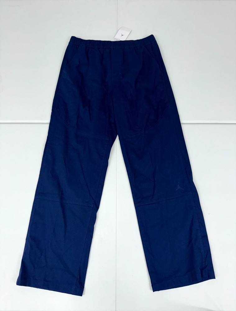 Jordan Essentials Woven Pants Men's Large Navy Blue Stretch Classic HF9329-410