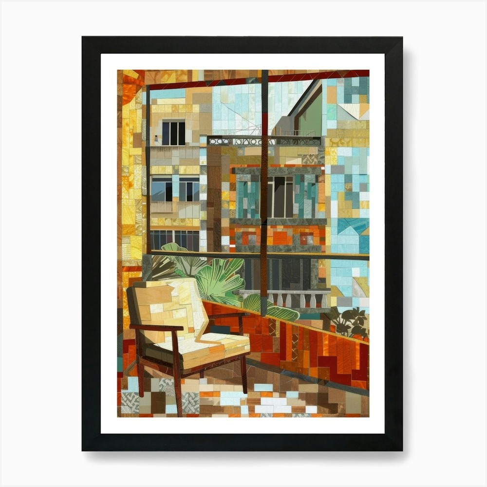 View From The Window 3 Art Print Framed Wall Art Poster Canvas Print Picture