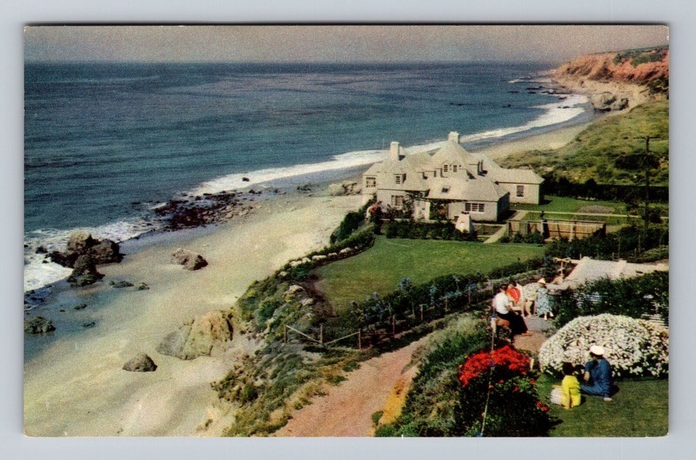 California CA Santa Monica Malibu Encinal Vintage Postcard
