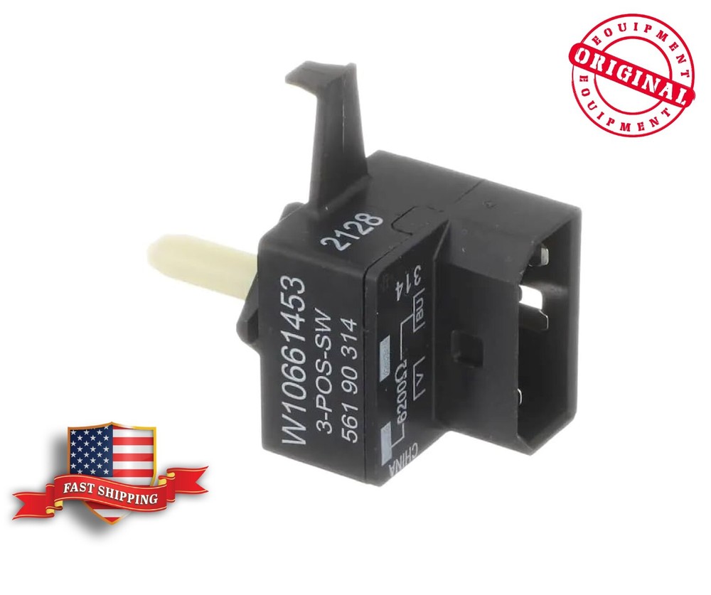 Whirlpool W10661453 Genuine OEM Replacement Switch W11050715