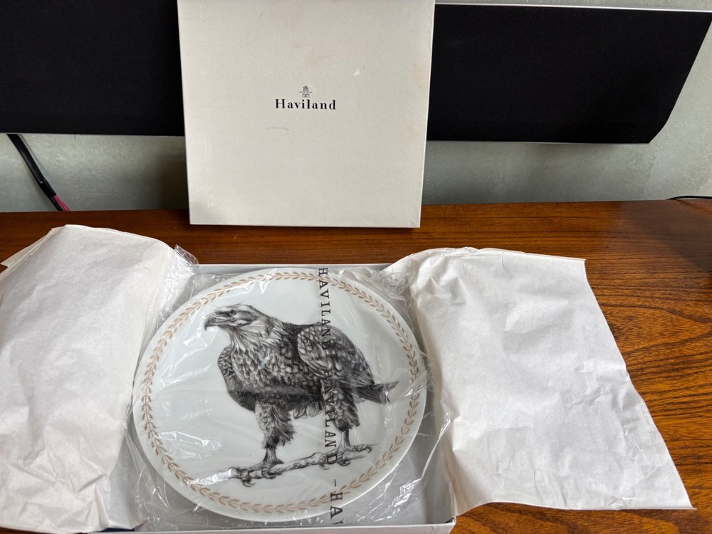 Vintage Haviland Bicentennial Eagle Plate Made in France in EUC