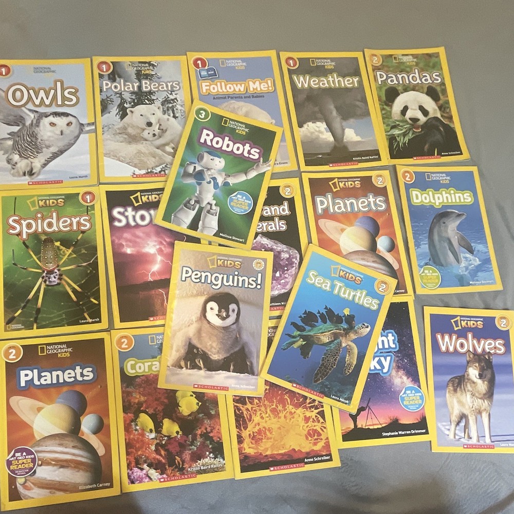 National Geographic Kids Readers Set Science Nature Animals