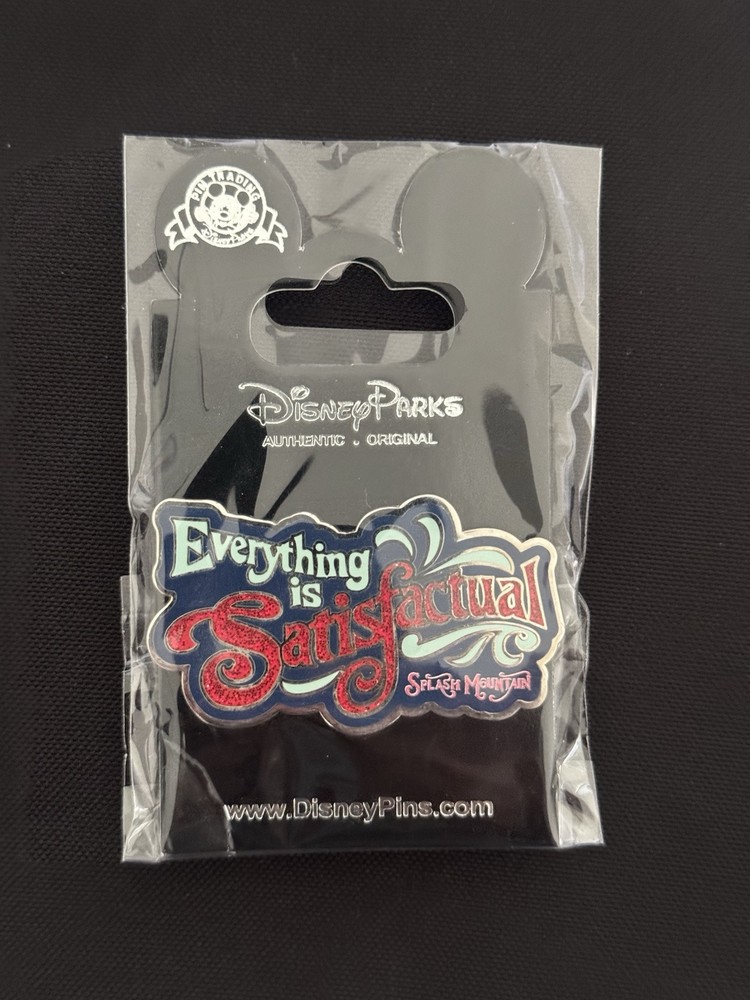 Vintage Splash Mountain Satisfactual Pin - Walt Disney World Pin Traders