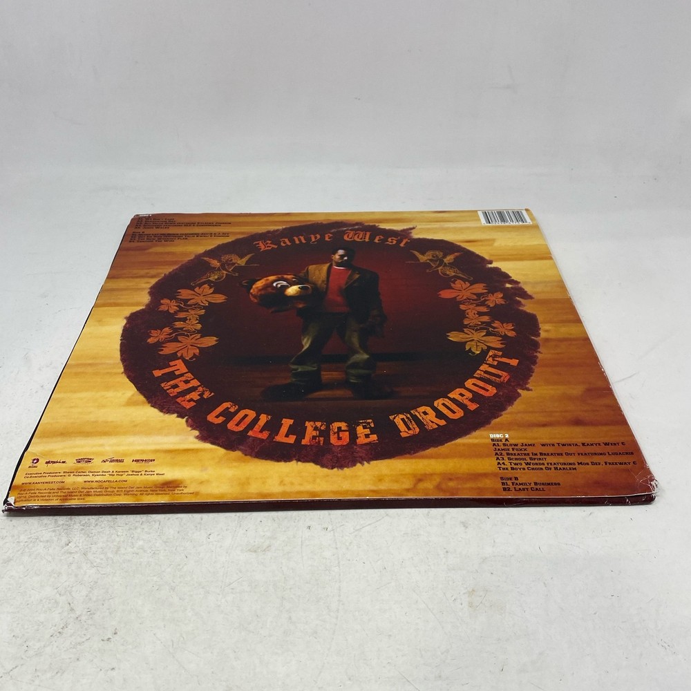 Kanye West The College Dropout 2LP Black 12