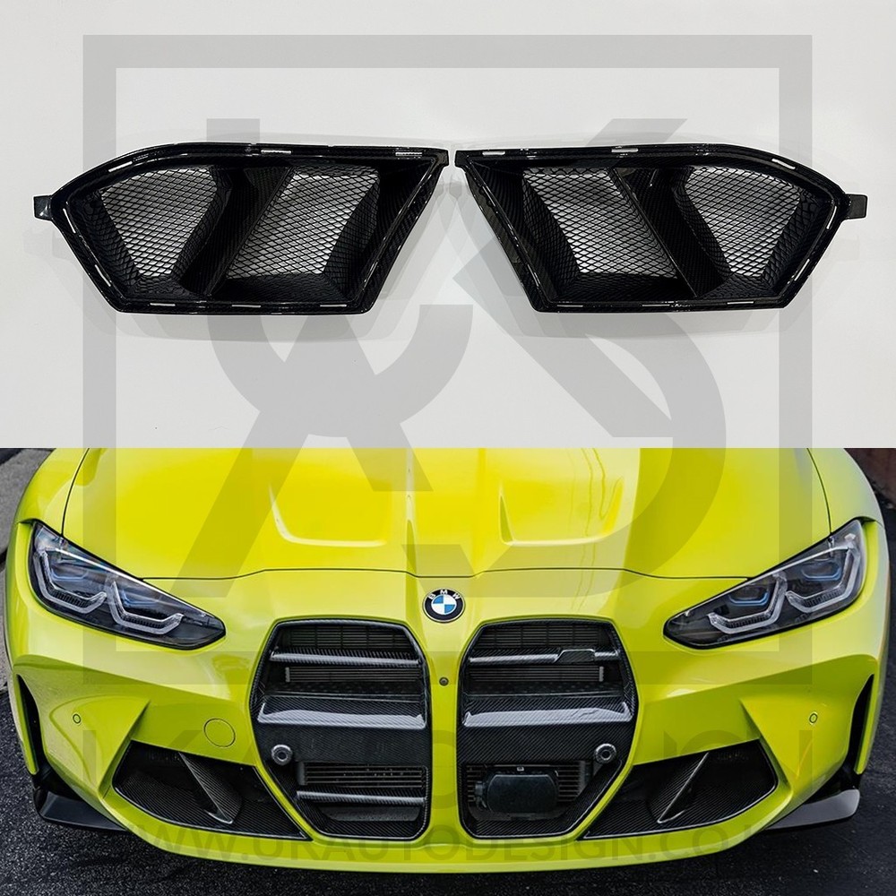 BMW M3/M4 M Performance Pre-Preg Carbon Fibre Ducts With Mesh (G80/G81/G82/G83)