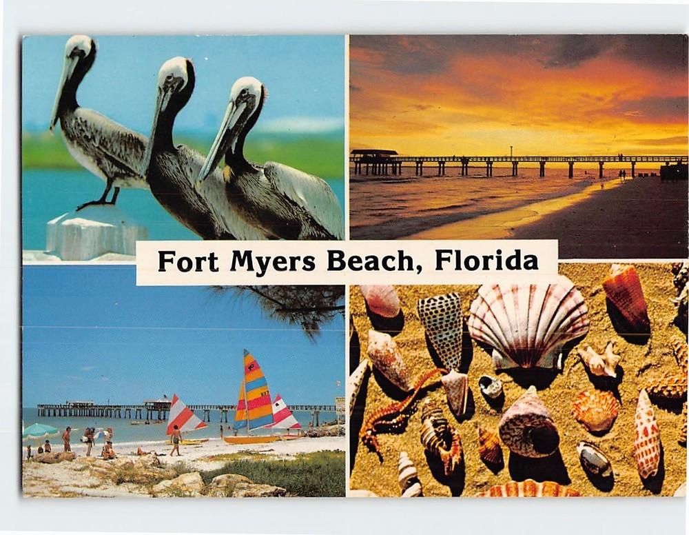 Postcard Fort Myers Beach Florida USA
