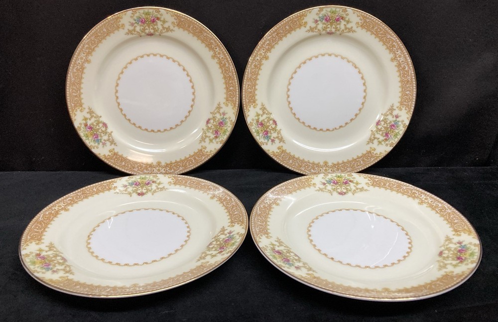 Noritake Japan Floral Side Plates 6 3/8” Set of 4