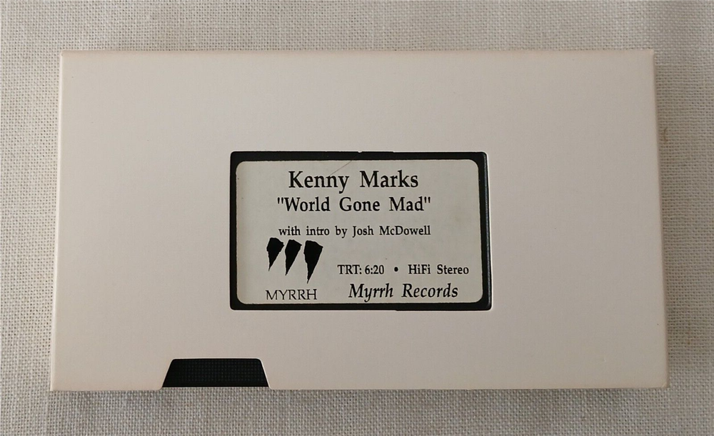 Kenny Marks promo VHS World Gone Mad (Myrrh Records) (90s Christian Rock/CCM)